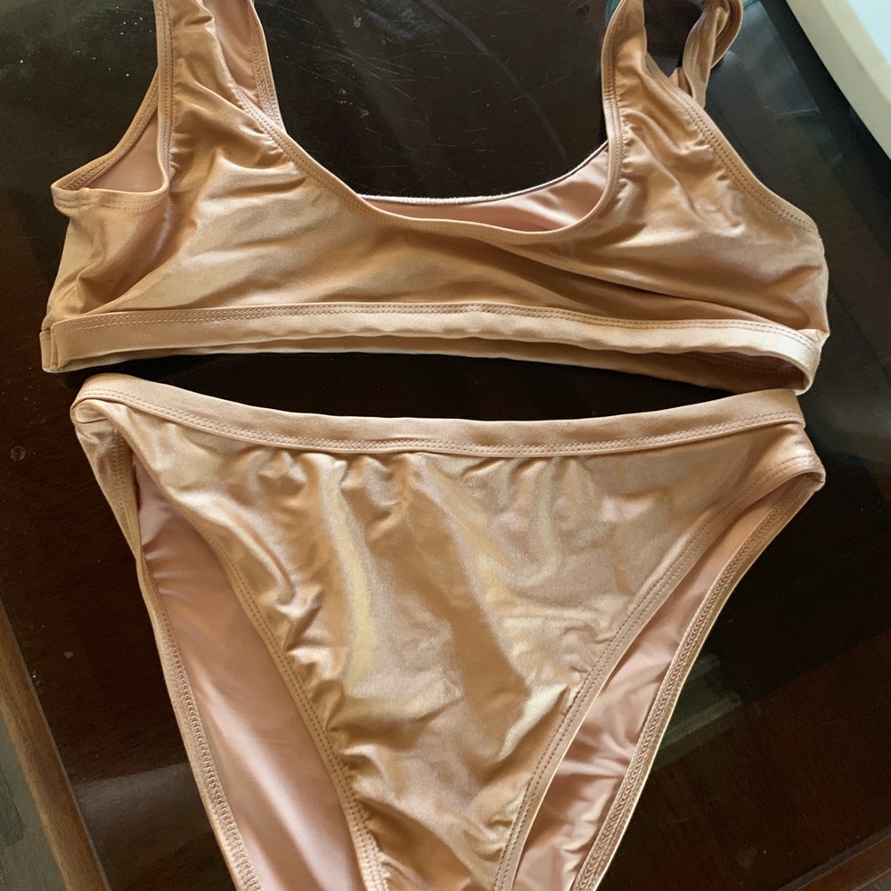 2 piece high waisted bathing suit